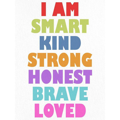 I Am Smart 2 Gold Ornate Wood Framed Art Print with Double Matting by Bailey, Ann