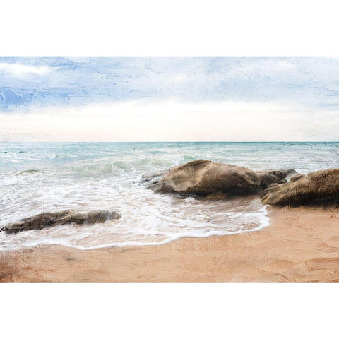 North Shore Gold Ornate Wood Framed Art Print with Double Matting by Bailey, Ann