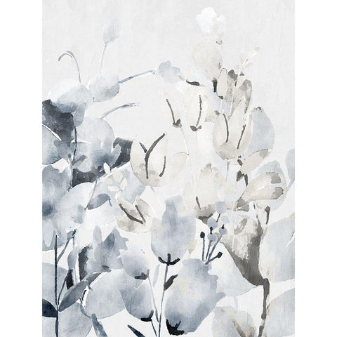 Wildflowers 2 Black Modern Wood Framed Art Print by Bailey, Ann