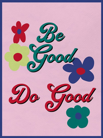 Be Good 2 Black Ornate Wood Framed Art Print with Double Matting by Bailey, Ann