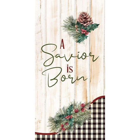 A Savior Black Modern Wood Framed Art Print by Bailey, Ann