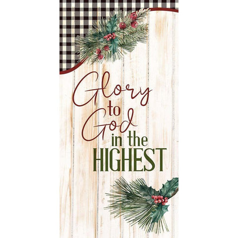 Glory Gold Ornate Wood Framed Art Print with Double Matting by Bailey, Ann