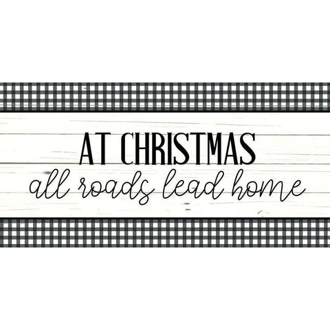 At Christmas White Modern Wood Framed Art Print by Bailey, Ann