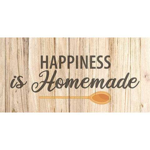 Happiness Gold Ornate Wood Framed Art Print with Double Matting by Bailey, Ann