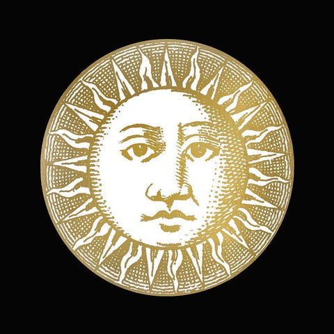 Sun and Moon 1 Gold Ornate Wood Framed Art Print with Double Matting by Bailey, Ann