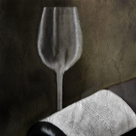 For One Black Ornate Wood Framed Art Print with Double Matting by Bailey, Ann