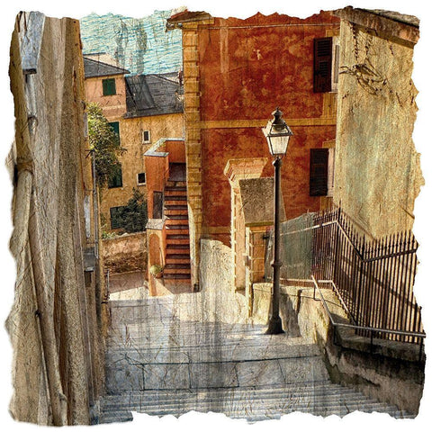 In Italy 2 Gold Ornate Wood Framed Art Print with Double Matting by Bailey, Ann