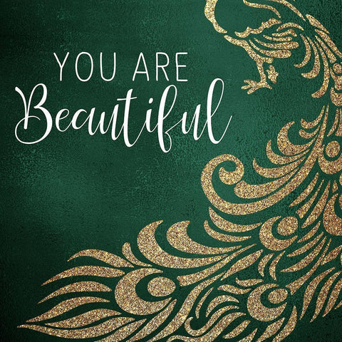 You 1 White Modern Wood Framed Art Print by Bailey, Ann