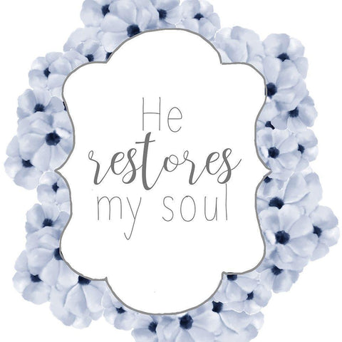 He Restores Black Modern Wood Framed Art Print by Bailey, Ann