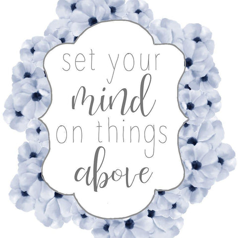 Set Your Mind Black Modern Wood Framed Art Print by Bailey, Ann