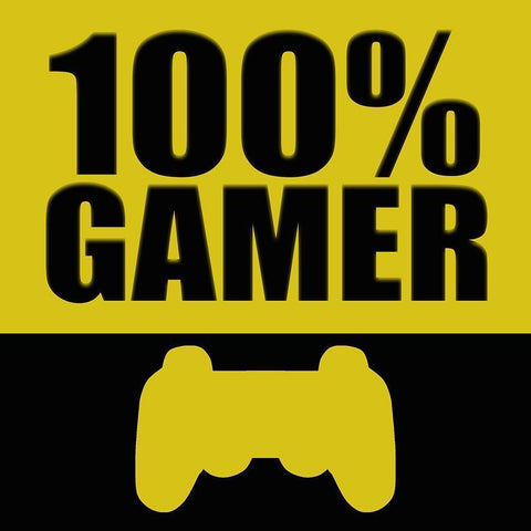 100 Gamer Square White Modern Wood Framed Art Print by Bailey, Ann