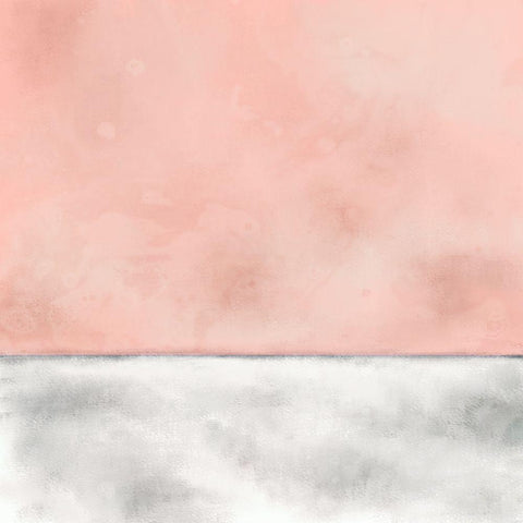 Pink Sunset White Modern Wood Framed Art Print by Bailey, Ann