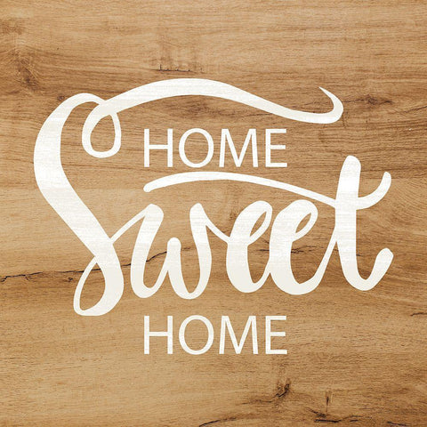 Home Sweet Gold Ornate Wood Framed Art Print with Double Matting by Bailey, Ann