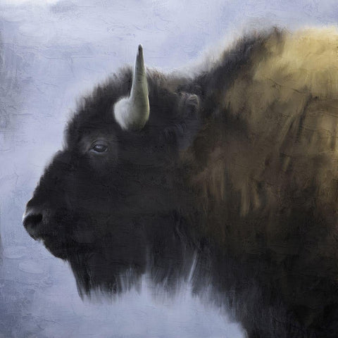 King Black Ornate Wood Framed Art Print with Double Matting by Bailey, Ann