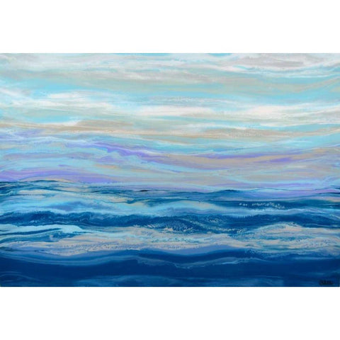 Beyond Serenity Black Modern Wood Framed Art Print by Bilotta, Barbara