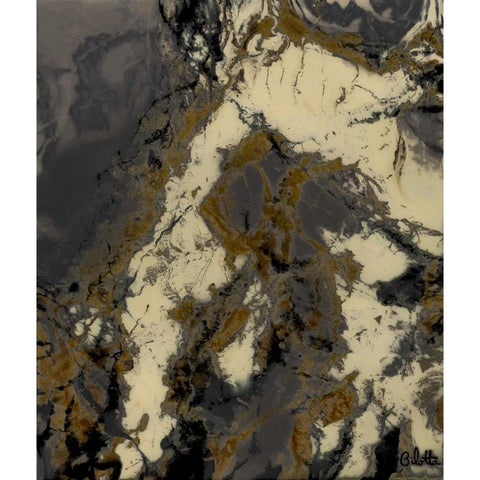 Neutral Variety Black Modern Wood Framed Art Print with Double Matting by Bilotta, Barbara