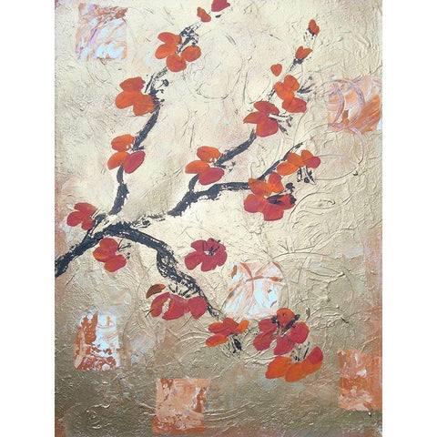 Metallic Breeze 1 Black Modern Wood Framed Art Print by Dyer, Beverly