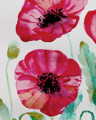 Pixie Pop 1 Black Ornate Wood Framed Art Print with Double Matting by Boho Hue Studio