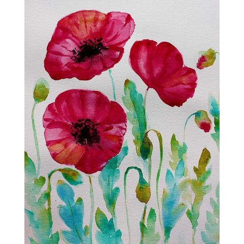 Pixie Pop 2 White Modern Wood Framed Art Print by Boho Hue Studio