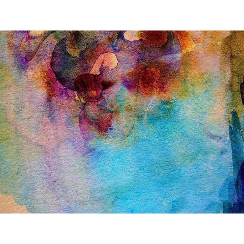 Macrocosm White Modern Wood Framed Art Print by Boho Hue Studio