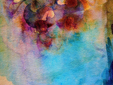 Macrocosm White Modern Wood Framed Art Print with Double Matting by Boho Hue Studio