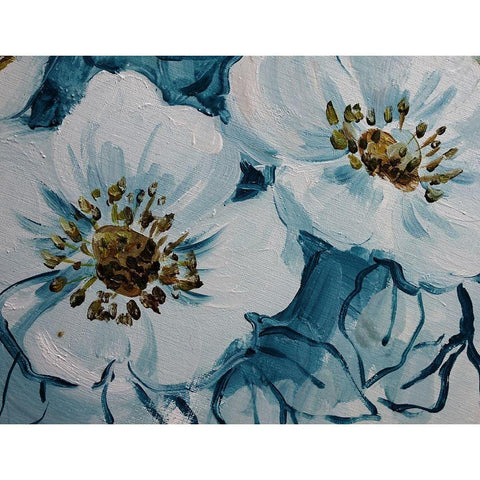 Blossom Bunch 11 Gold Ornate Wood Framed Art Print with Double Matting by Boho Hue Studio