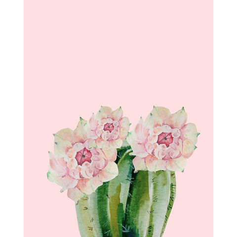 Succulant D2 White Modern Wood Framed Art Print by Boho Hue Studio