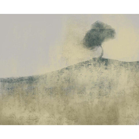 Neutral Tree White Modern Wood Framed Art Print by Boho Hue Studio