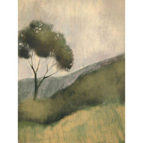 Downhill Foliage 1 White Modern Wood Framed Art Print by Boho Hue Studio