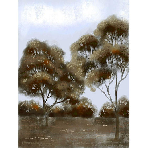 Cloudy Safari 1 Black Modern Wood Framed Art Print with Double Matting by Boho Hue Studio