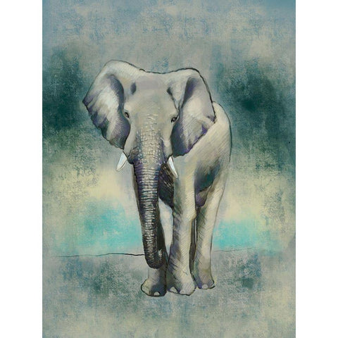 Wild Strong 2 White Modern Wood Framed Art Print by Boho Hue Studio