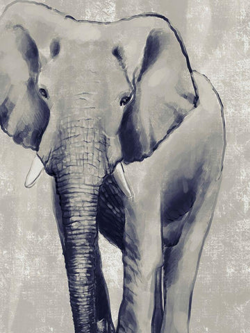 Wild Strong 3 White Modern Wood Framed Art Print with Double Matting by Boho Hue Studio