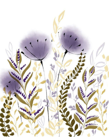 Fields White Modern Wood Framed Art Print with Double Matting by Boho Hue Studio