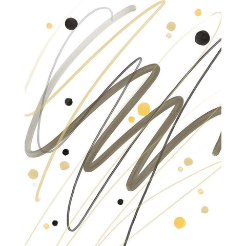 Watercolors Black Modern Wood Framed Art Print by Boho Hue Studio