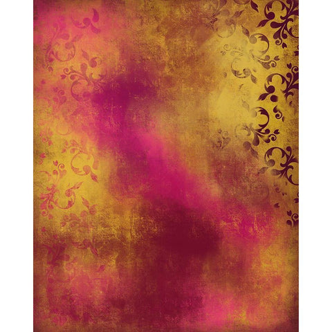 Abstract 1 Black Modern Wood Framed Art Print with Double Matting by Boho Hue Studio
