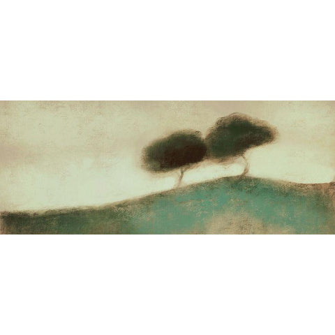 The Distant White Modern Wood Framed Art Print by Boho Hue Studio