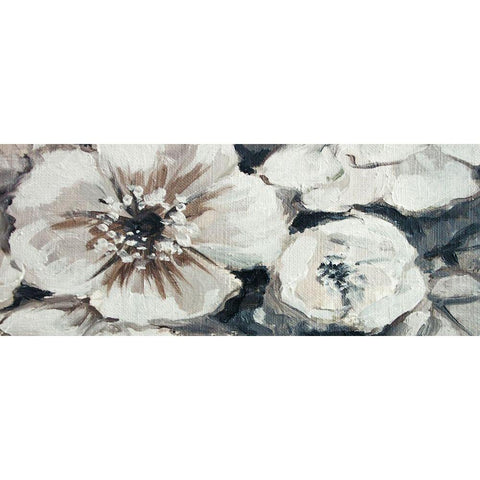 Blossom Bunches Gold Ornate Wood Framed Art Print with Double Matting by Boho Hue Studio