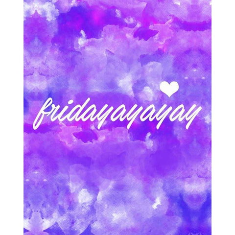 Fridayay White Modern Wood Framed Art Print by Alvarez, Cynthia