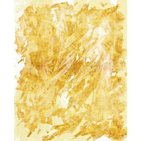 Golden Streaks 1 Black Modern Wood Framed Art Print with Double Matting by Alvarez, Cynthia