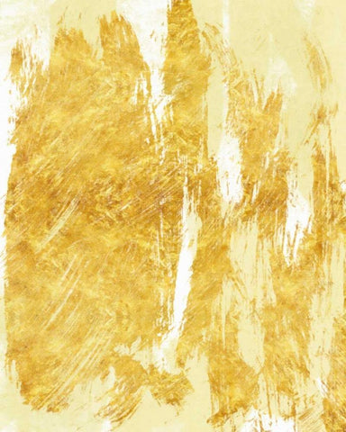 Golden Streaks 2 White Modern Wood Framed Art Print with Double Matting by Alvarez, Cynthia
