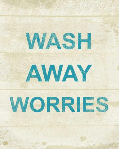 Bath 1 White Modern Wood Framed Art Print with Double Matting by Alvarez, Cynthia