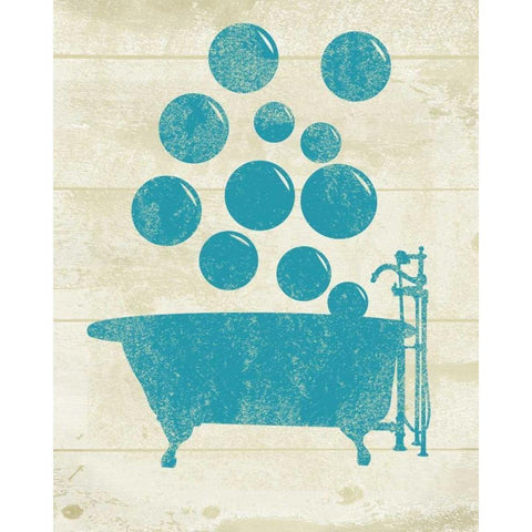 Bath 3 White Modern Wood Framed Art Print by Alvarez, Cynthia