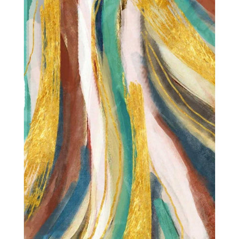 Contemp B Gold Ornate Wood Framed Art Print with Double Matting by Alvarez, Cynthia