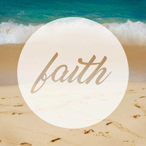 Circle Faith White Modern Wood Framed Art Print by Alvarez, Cynthia