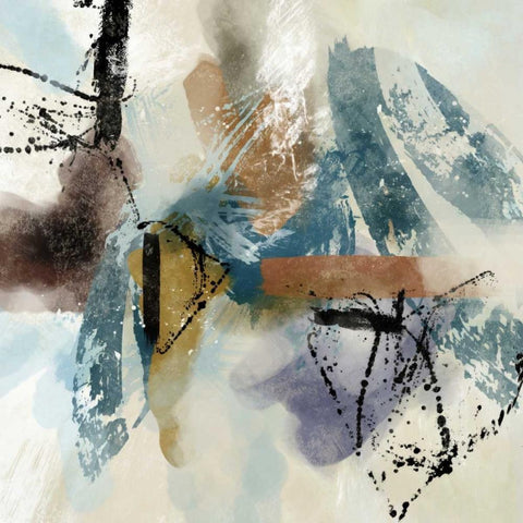 Fuse 2 White Modern Wood Framed Art Print by Alvarez, Cynthia
