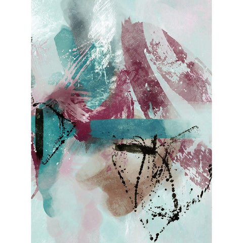 The Fuse 2  White Modern Wood Framed Art Print by Alvarez, Cynthia
