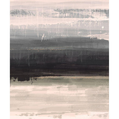 Neutral Radiantness A Black Modern Wood Framed Art Print with Double Matting by Alvarez, Cynthia
