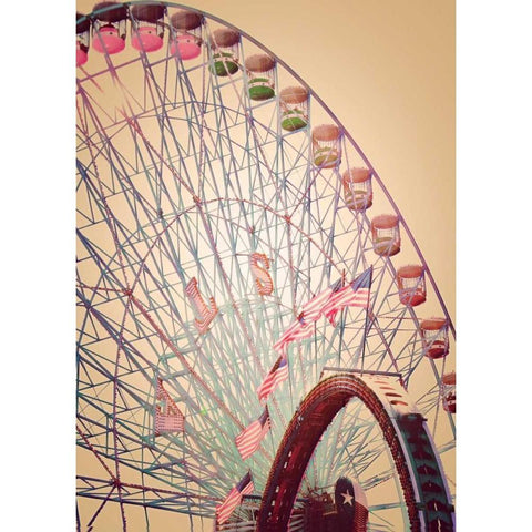 Wheel Black Modern Wood Framed Art Print by Davis Ashley