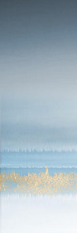 Tranquil Horizon 1 White Modern Wood Framed Art Print with Double Matting by Brown, Denise
