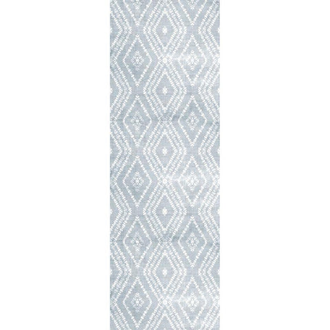Diamond Pattern Black Modern Wood Framed Art Print with Double Matting by Brown, Denise